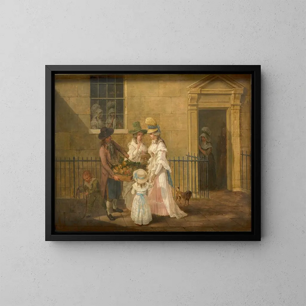 Vendeur de légumes - Hendrik Willem Schweickhardt — quadro incorniciato alla parete