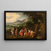Minerve rende visita alle Muse - Hendrik van Balen — quadro incorniciato alla parete
