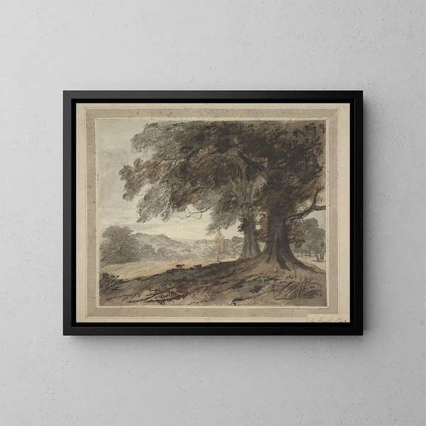 Nel parco di Knole - Heneage Finch, 4° conte d'Aylesford — quadro incorniciato alla parete
