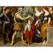 Riproduzione del dipinto Henri IV che affida la reggenza a Maria de' Medici - Eugène Delacroix