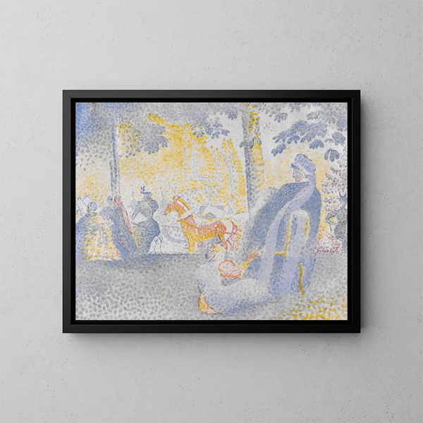Ai Champs-Élysées - Henri-Edmond Cross — quadro incorniciato alla parete