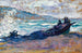 Barche sulla spiaggia - Henri-Edmond Cross — vista dell’opera