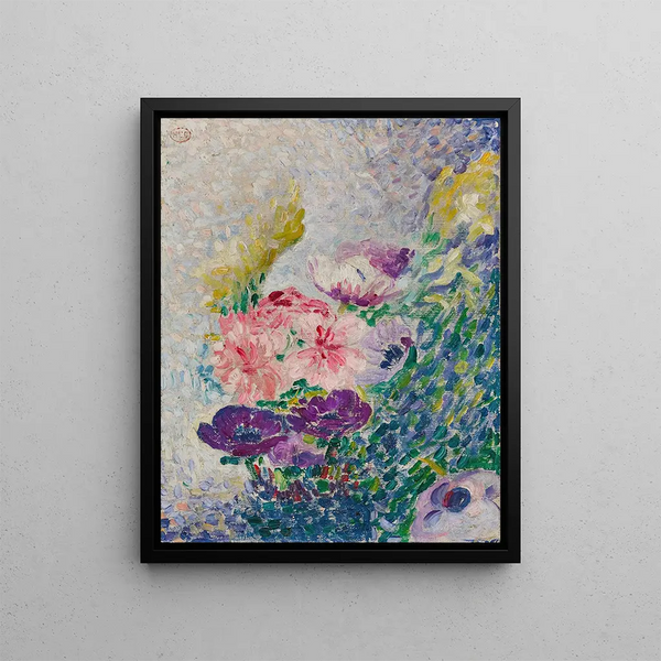 HenriEdmond Cross - Bouquet de pavots et chrysanthmes.webp