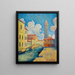 Canale a Venezia, Campo San Barnaba - Henri - Edmond Cross — quadro incorniciato alla parete