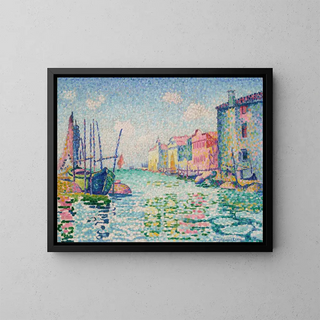 Canal du Ponte Lungo - Henri-Edmond Cross — quadro incorniciato alla parete