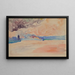 Imbarcazione sul mare - Henri-Edmond Cross — quadro incorniciato alla parete