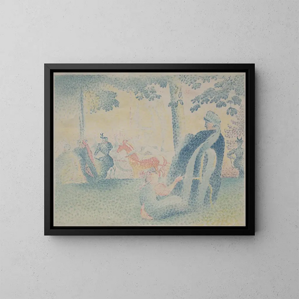 nel parco - Henri-Edmond Cross — quadro incorniciato alla parete