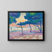 La Plage de Saint-Clair - Henri-Edmond Cross — quadro incorniciato alla parete
