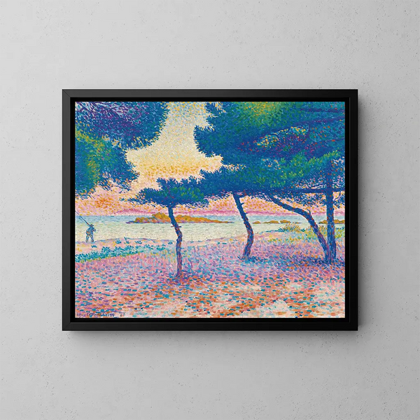 La Plage de Saint-Clair - Henri-Edmond Cross — quadro incorniciato alla parete