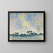 Paesaggio con stelle - Henri-Edmond Cross — quadro incorniciato alla parete