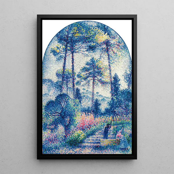 Le jardin en Provence - Henri-Edmond Cross — quadro incorniciato alla parete