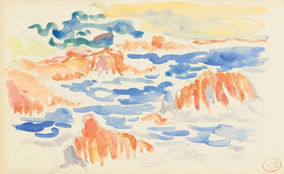HenriEdmond Cross - Marine aux rochers rouges aux Trayas.webp