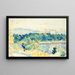 Paesaggio mediterraneo con una casa bianca - Henri-Edmond Cross — quadro incorniciato alla parete