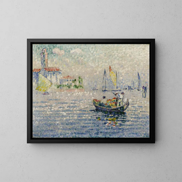 Mattino a Murano - Henri-Edmond Cross — quadro incorniciato alla parete