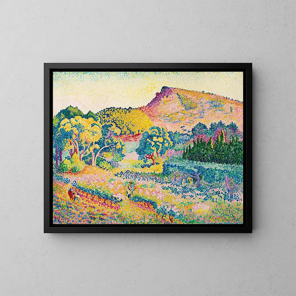 Paesaggio con il Cap Nègre - Henri-Edmond Cross — quadro incorniciato alla parete