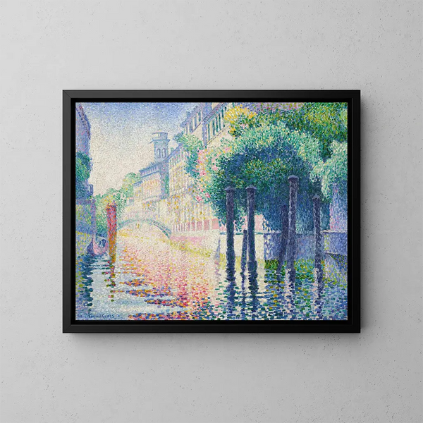Rio San Trovaso, Venezia - Henri-Edmond Cross — quadro incorniciato alla parete
