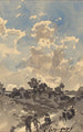 Un paesaggio con figure che camminano lungo un sentiero - Henri-Joseph Harpignies — vista dell’opera