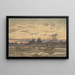Vista di Moulins - Henri-Joseph Harpignies — quadro incorniciato alla parete