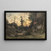 Una radura al tramonto - Henri-Joseph Harpignies — quadro incorniciato alla parete