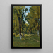 Allée des Tilleuls Saint-Privé Yonne Chemin boisé ensoleillé - Henri-Joseph Harpignies — quadro incorniciato alla parete