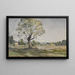 Antibes - Henri-Joseph Harpignies — quadro incorniciato alla parete