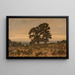 Due alberi ai margini della foresta - Henri-Joseph Harpignies — quadro incorniciato alla parete