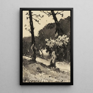 HenriJoseph Harpignies - Etude darbres.webp