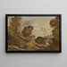 Fossé con un piccolo ponte - Henri-Joseph Harpignies — quadro incorniciato alla parete