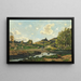 La Chapelle Saint-Étienne - Henri-Joseph Harpignies — quadro incorniciato alla parete