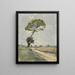 L'albero ai margini della strada - Henri-Joseph Harpignies — quadro incorniciato alla parete
