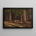 Le Banc - Henri-Joseph Harpignies — quadro incorniciato alla parete