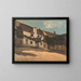 Maison Hrisson - Henri-Joseph Harpignies — quadro incorniciato alla parete