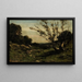 Mattino nella Nièvre - Henri-Joseph Harpignies — quadro incorniciato alla parete