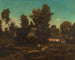 Paesaggio con casette di paglia - Henri-Joseph Harpignies — vista dell’opera