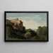 Paesaggio ad Ariccia - Henri-Joseph Harpignies — quadro incorniciato alla parete