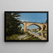 Il ponte ferroviario a Briare - Henri-Joseph Harpignies — quadro incorniciato alla parete