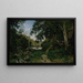 Il sentiero roccioso nel Morvan - Henri-Joseph Harpignies — quadro incorniciato alla parete