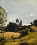 L'église du village - Henri-Joseph Harpignies — vista dell’opera