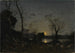 Un lago al chiaro di luna - Henri-Joseph Harpignies — vista dell’opera