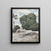 Vista dai bastioni di Chartres - Henri-Joseph Harpignies — quadro incorniciato alla parete