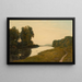 Vista di un ruscello - Henri-Joseph Harpignies — quadro incorniciato alla parete
