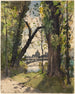 Vista dell'Institut de France dal piede del Pont Royal - Henri-Joseph Harpignies — vista dell’opera