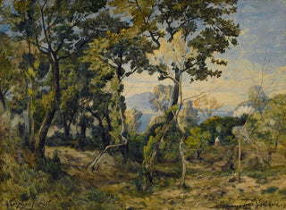 Villefranche - Henri-Joseph Harpignies — vista dell’opera
