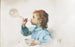 Fillette con la bolla di sapone - Henri Jules Jean Geoffroy — vista dell’opera