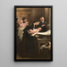 L'opera della goccia di latte al dispensario di Belleville trittico - Henri Jules Jean Geoffroy — quadro incorniciato alla parete