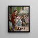 La touche des enseignants - Henri Jules Jean Geoffroy — quadro incorniciato alla parete