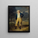 L'Abbé de Saint - Farre, figlio naturale del Duca d'Orléans e di Mlle Lemarquis, ballerina all'Opera - Henri - Pierre Danloux — quadro incorniciato alla parete