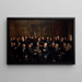 Ritratto collettivo dei membri dell'Associazione dei giornalisti repubblicani francesi - Henri Adolphe Laissement — quadro incorniciato alla parete