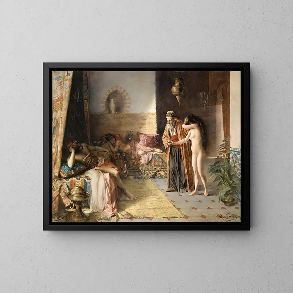 Namouna - Henri Adrien Tanoux — quadro incorniciato alla parete