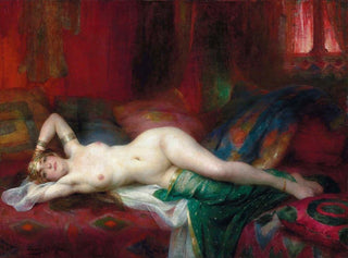 Odalisque - Henri Adrien Tanoux — vista dell’opera
